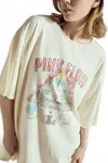 People Of Leisure Pink Floyd Division Tee In Yellow In Yellow