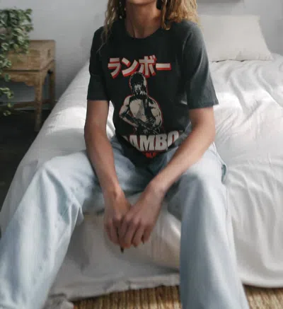 People Of Leisure Rambo First Blood Japan Tee In Black