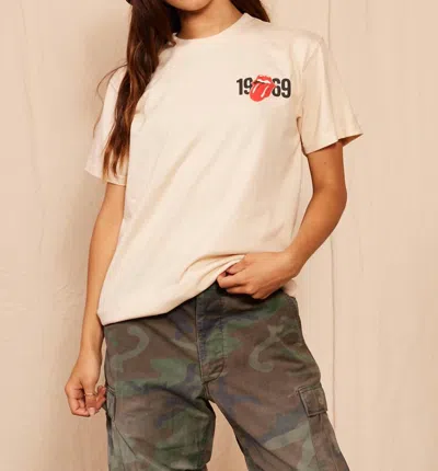 People Of Leisure Rolling Stones London 1969 Tee In Sepia