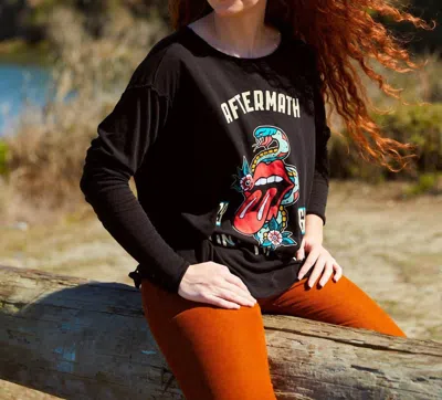 People Of Leisure Rolling Stones Paint It Long Sleeve In Black