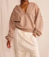 Shop People Of Leisure Ryanne Sweatshirt In Camel