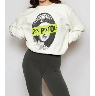 People Of Leisure Sex Pistols God Save The Queen Sweatshirt In White