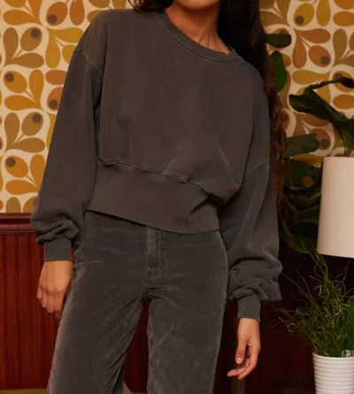 People Of Leisure Sonoma Sweatshirt In Vintage Black