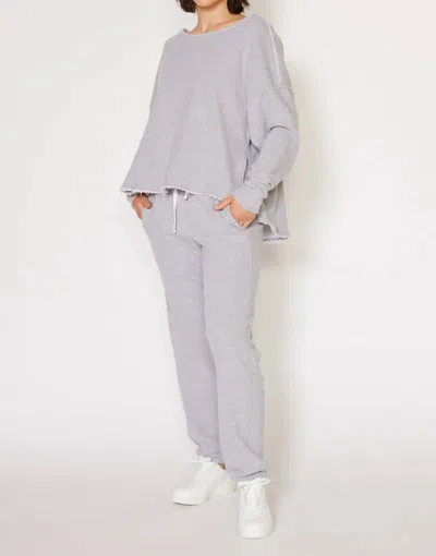 People Of Leisure Vintage Fade Sweatshirt In Grey