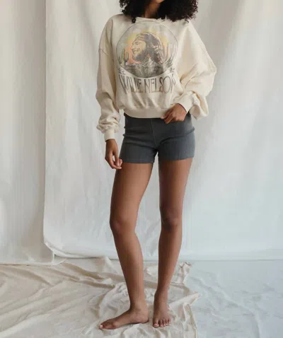 People Of Leisure Willie Nelson Sunset Sweatshirt In Cream