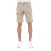 PEOPLE OF SHIBUYA BEIGE POLYAMIDE SHORT