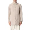 People Of Shibuya Beige Polyester Riciclato Jacket In Beige