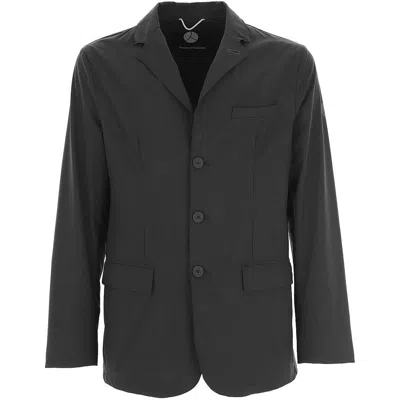 People Of Shibuya Black Polyester Blazer In Green