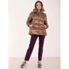 People Of Shibuya Brown Polyester Jackets & Coat In Brown
