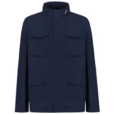 People Of Shibuya Cotton Men's Jacket In Blue