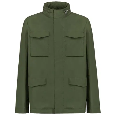 People Of Shibuya Cotton Men's Jacket In Green
