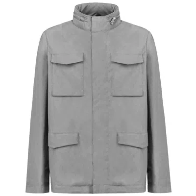 People Of Shibuya Cotton Men's Jacket In Grey