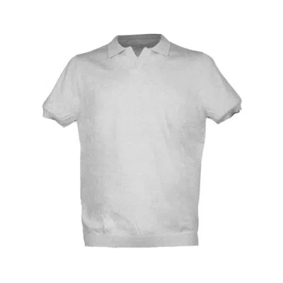 People Of Shibuya Gray Cotton Polo Shirt In Grey