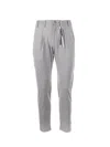 People Of Shibuya Gray Trousers With Elastic In Gray