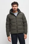 People Of Shibuya Jackets And Jackets Man  Abaka Pm786 Short Jacket 899 Green In Green