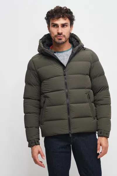 People Of Shibuya Jackets And Jackets Man  Abaka Pm786 Short Jacket 899 Green
