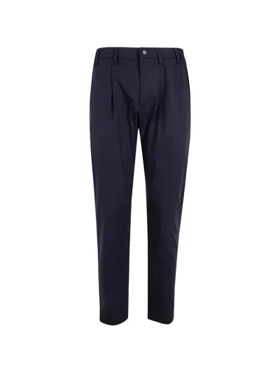 People Of Shibuya Kobra Pleated Trousers In Blue