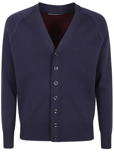 People Of Shibuya Gokiburi Shine Cardigan In Blue