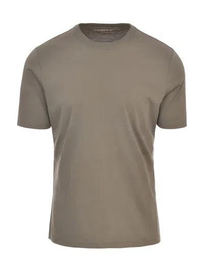 People Of Shibuya Men Short Sleeves T-shirt In Green