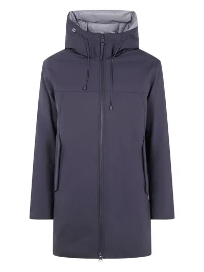 People Of Shibuya Mitake Padded Coat In Blue