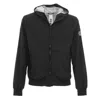 People Of Shibuya Black Polyester Jacket In Black