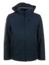 People Of Shibuya Shikoku Hooded Zip Jacket In Blue