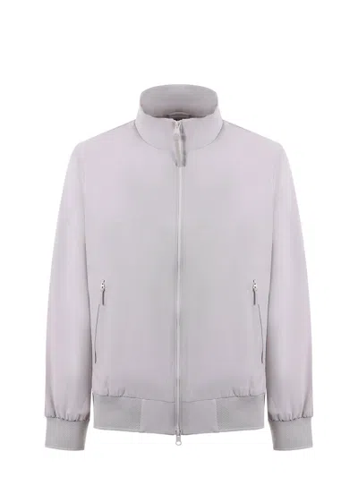 People Of Shibuya Stretch Jersey Jacket In Grey