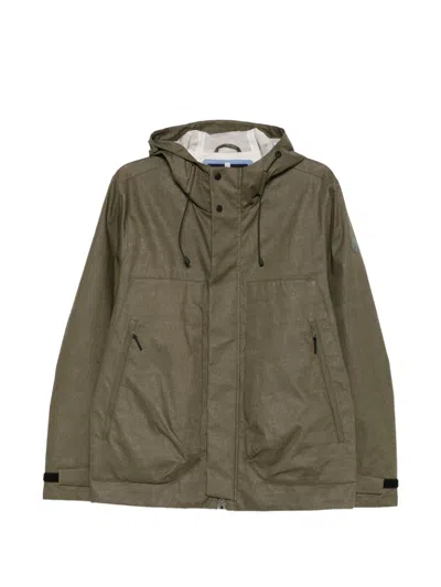 People Of Shibuya Trendy Lightweight Linen Coat For Men In Green