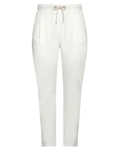 People Of Shibuya Woman Pants White Size 10 Rayon, Polyamide, Elastane