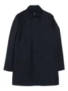 People Of Shibuya Zip-front Patch-pocket Coat In Multi