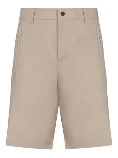 People Of Shibuya Zip-pocket Shorts In Brown