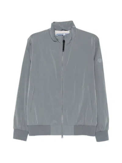 People Of Shibuya Zip-fastening Bomber Jacket In Gray
