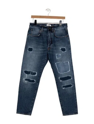 Pre-owned People Straight-leg Jeans W/ Tags In Blue