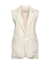 People (+)  Woman Blazer Cream Size S Cotton In White