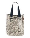 People (+)  Woman Handbag Off White Size - Pvc - Polyvinyl Chloride, Cotton In Off White