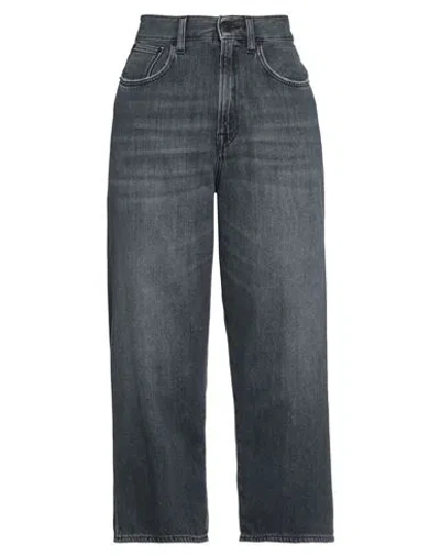 People (+)  Woman Jeans Black Size 28 Cotton