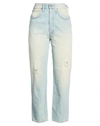 People (+)  Woman Jeans Blue Size 26 Cotton