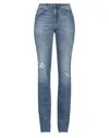 People (+)  Woman Jeans Blue Size 29 Cotton, Elastane In Blue