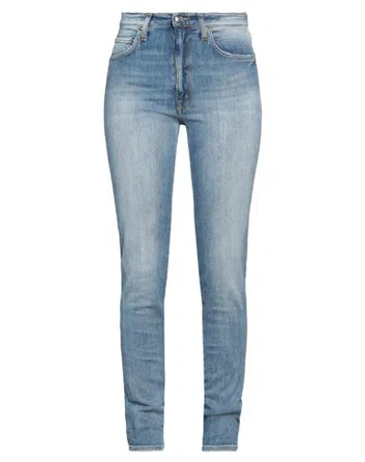 People (+)  Woman Jeans Blue Size 29 Cotton, Elastane