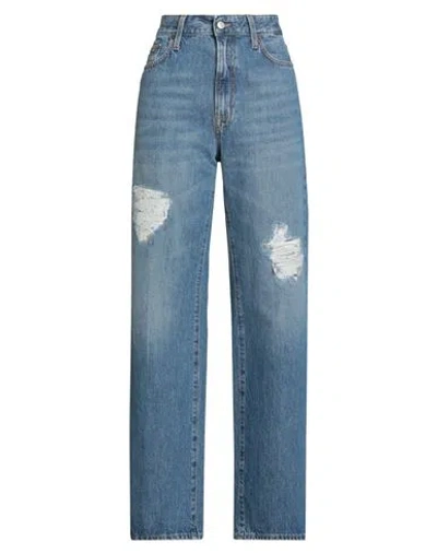 People (+)  Woman Jeans Blue Size 30 Cotton