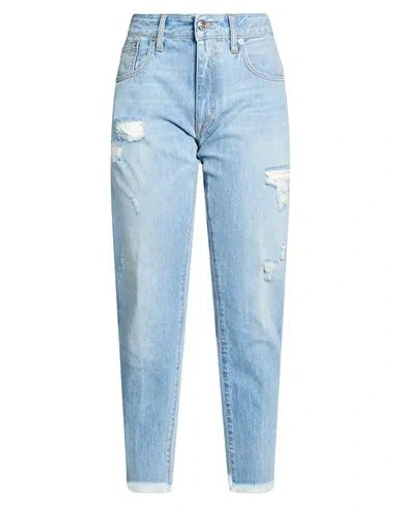 People (+)  Woman Jeans Blue Size 30 Cotton