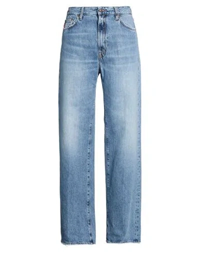 People (+)  Woman Jeans Blue Size 30 Cotton