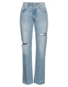 People (+)  Woman Jeans Blue Size 30 Cotton In Blue