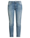 People (+)  Woman Jeans Blue Size 31 Organic Cotton, Elastomultiester, Elastane In Blue