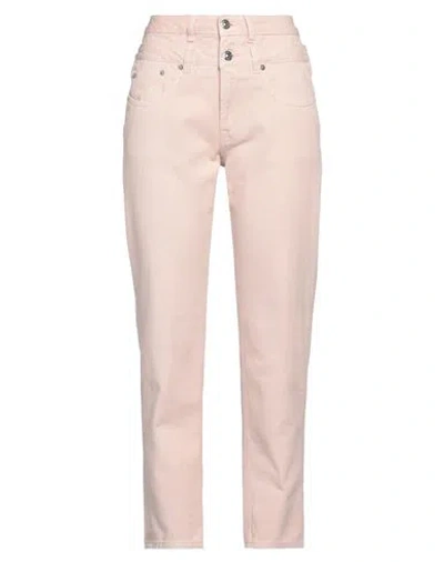 People (+)  Woman Jeans Blush Size 26 Cotton In Pink