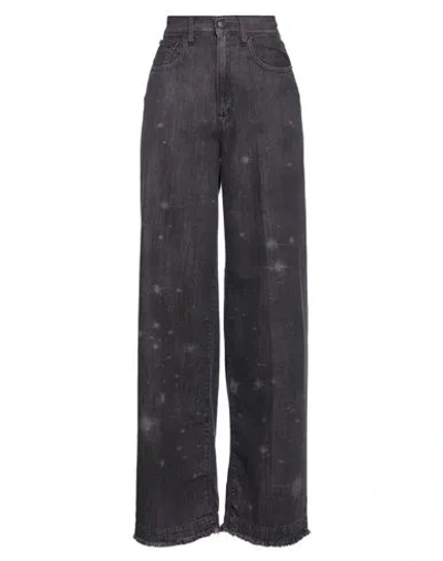 People (+)  Woman Jeans Dark Purple Size 29 Cotton