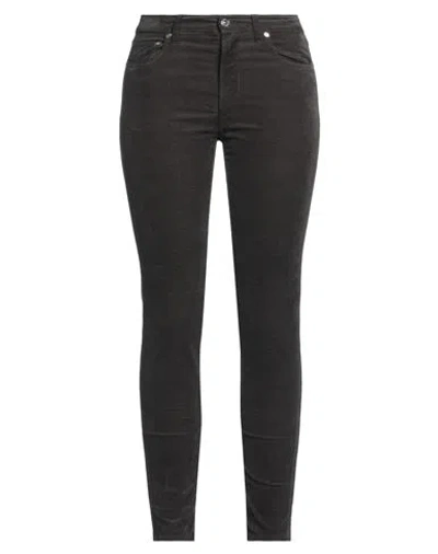 People (+)  Woman Pants Chocolate Brown Size 26 Cotton, Viscose, Elastane