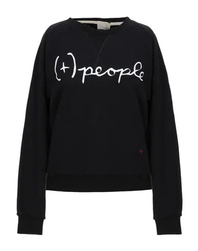 People (+)  Woman Sweatshirt Black Size S Cotton