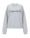 People (+)  Woman Sweatshirt Light Grey Size Xs Cotton