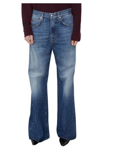People Women's Jeans  Leg Flair In Blue